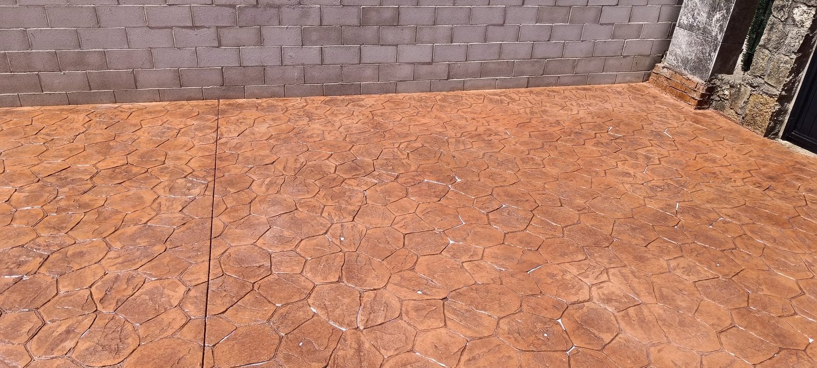 Proyecto hormigón impreso en Toledo